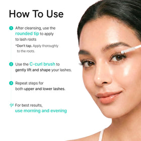 Ruminae on bathroom counter in morning routine conveying easy daily use