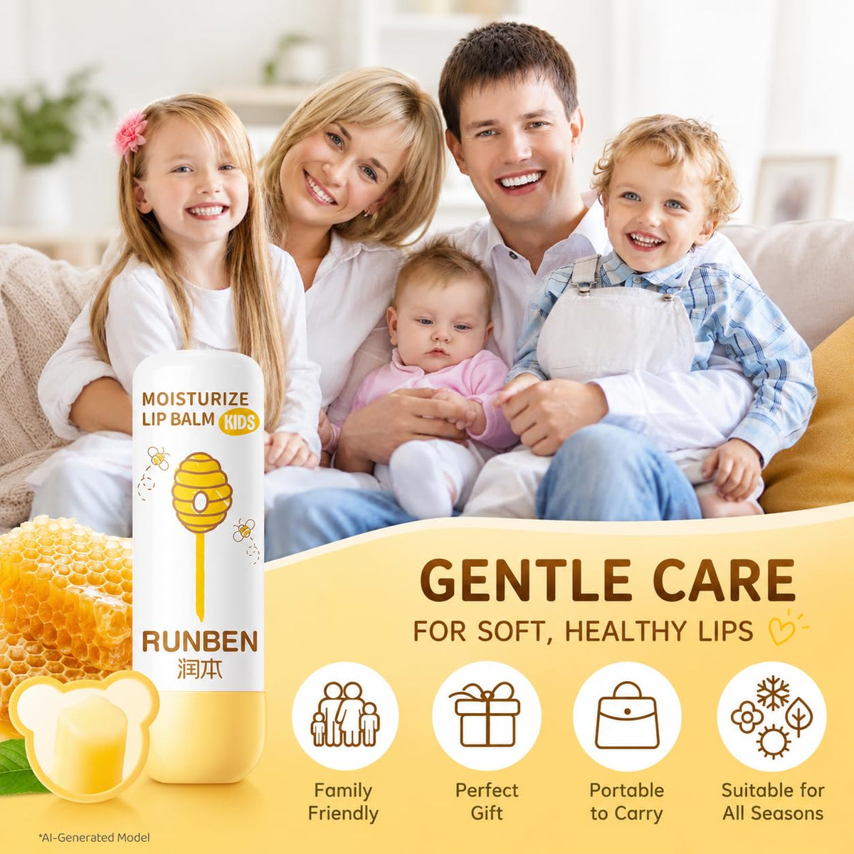 RUNBEN in diaper bag scale demonstrating portable convenience