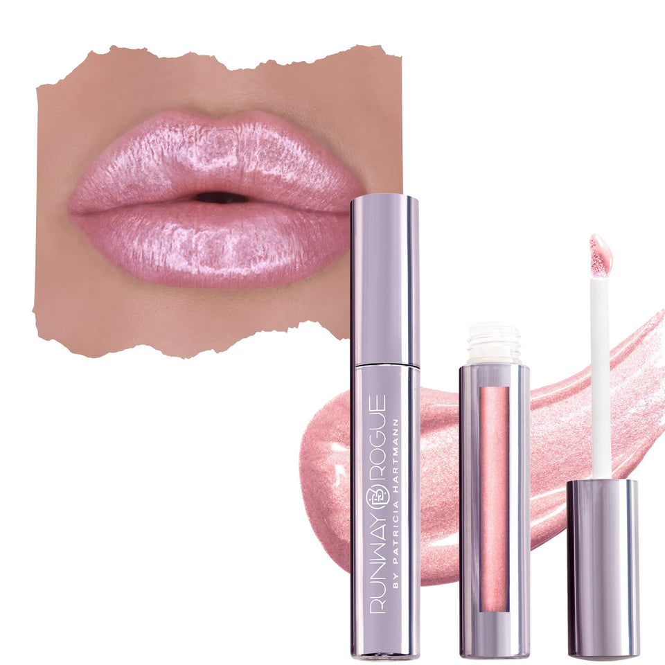Runway Rogue front packaging showing glossy pastel-pink and brand shine