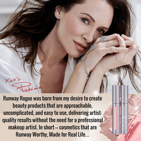 Runway Rogue model wearing Soft Box in daylight showing wearable luminous look