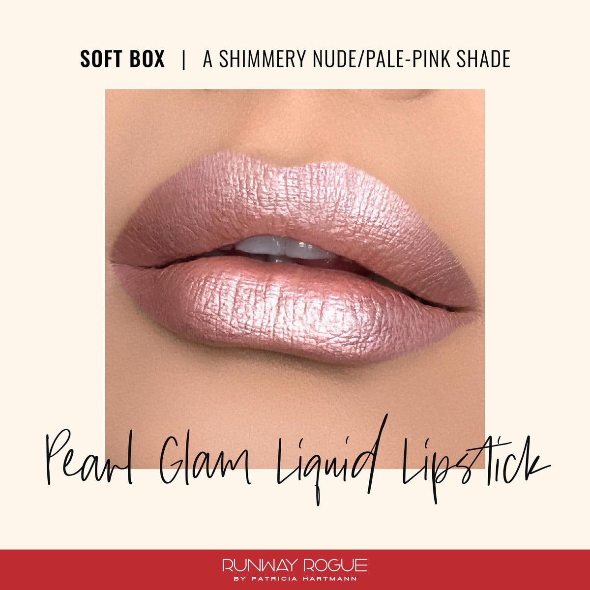 Runway Rogue wand applicator close-up for precise creamy metallic application