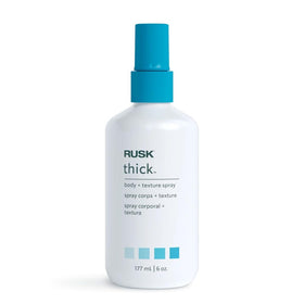 RUSK front packaging showing amplifier bottle and volume benefit