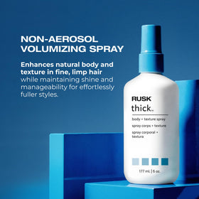 RUSK spray nozzle close-up demonstrating even application benefit