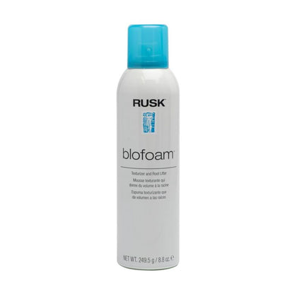 RUSK bottle front view showing label and 8.8 oz size for visible lift