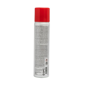 RUSK hairspray mist in use demonstrating even spray and strong hold for styled hair