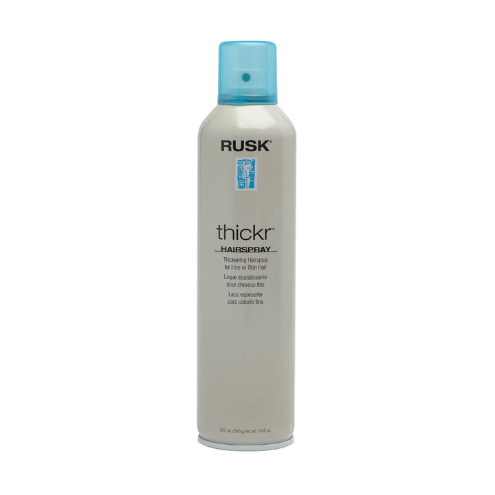 RUSK Thickr front packaging showing brand and volume for shelf appeal