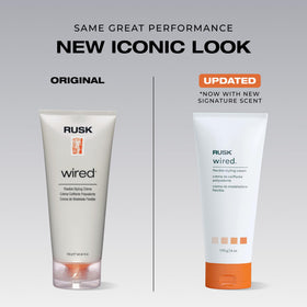 RUSK open cap revealing cream texture for easy application