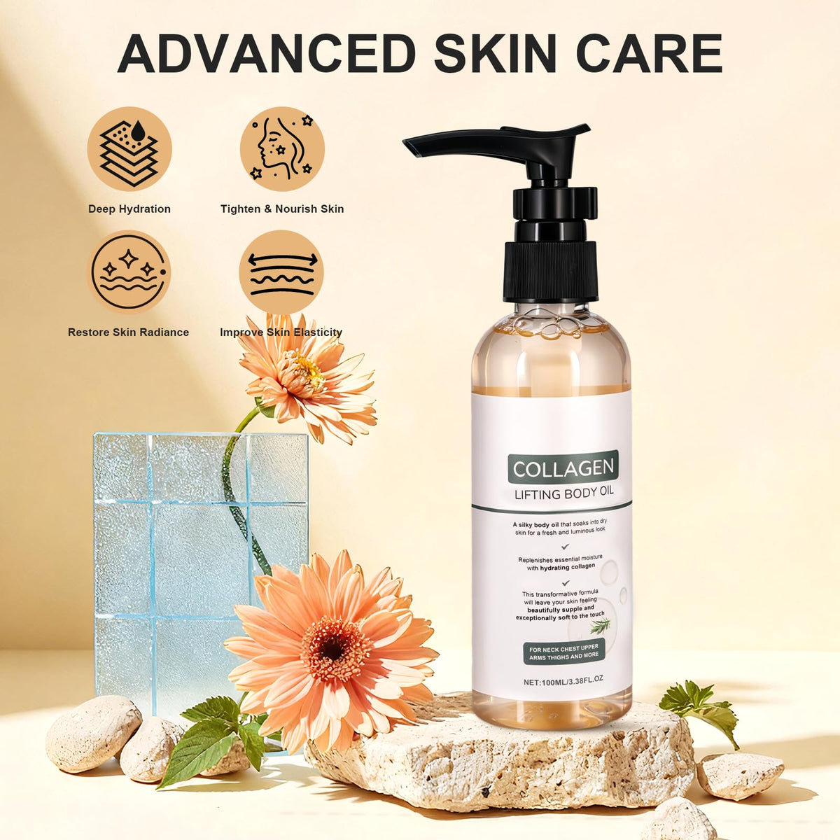 RVTWOD being applied on forearm to hydrate and smooth skin