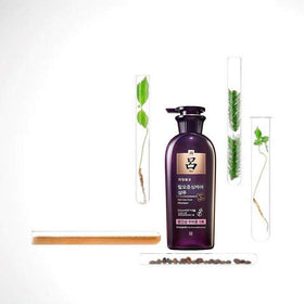 RYO shampoo pouring into hand illustrating amount and moisturizing feel