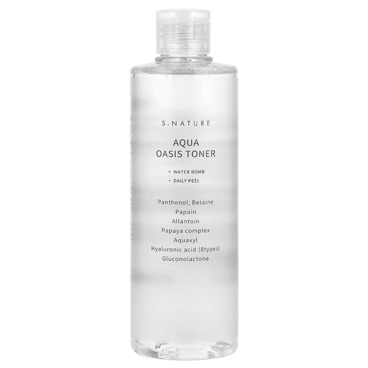 S.NATURE front bottle showing label and 300ml size for easy identification and trust