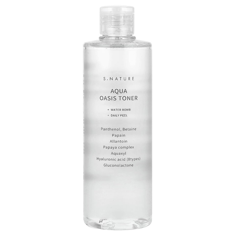 S.NATURE front bottle showing label and 300ml size for easy identification and trust