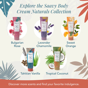 Saavy Naturals on a bathroom shelf suggesting daily self-care and elegant scent