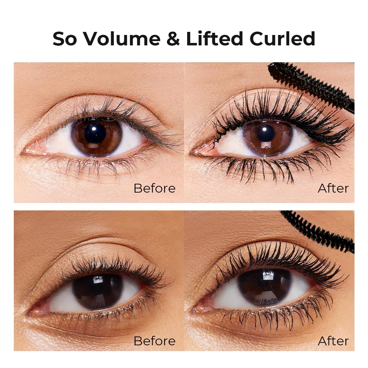 SACE LADY bristle close-up highlighting creamy texture and no-clump finish