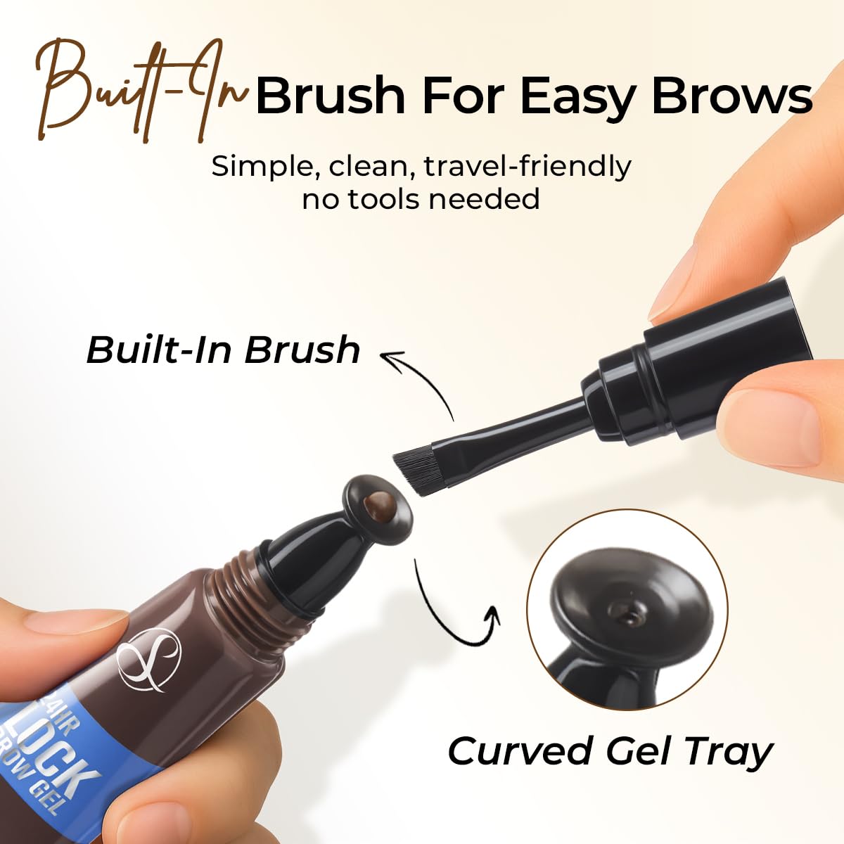 SACE LADY close-up of brush tip delivering controlled, even strokes