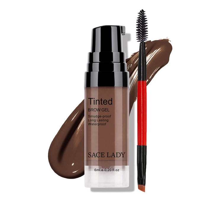 SACE LADY front packaging showing ash brown kit and included brush benefit long wear