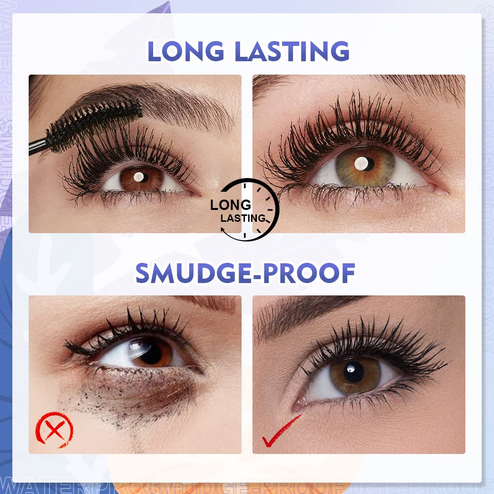 SACE LADY close-up of lashes coated for defined volume