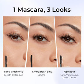 SACE LADY long-bristle wand close-up for lengthening and lifting lashes