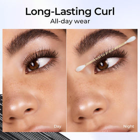 SACE LADY mascara texture on swatch showing smooth, clump-free formula
