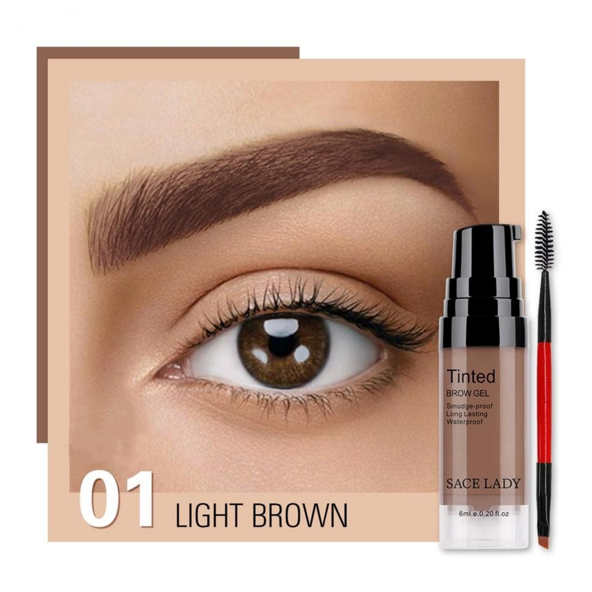 SACE LADY precision brush close-up for accurate, hair-like brow strokes