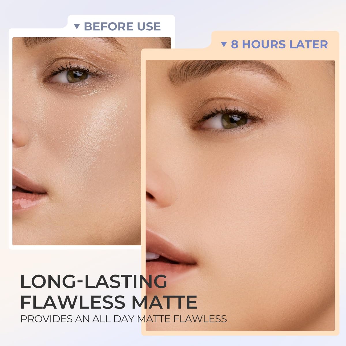 SACE LADY pressed powder texture close-up revealing silky particles for smooth finish
