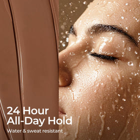 SACE LADY cream texture swipe demonstrating smooth, pigmented formula