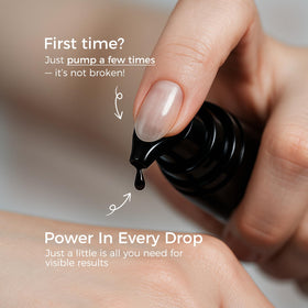 SACE LADY gel resisting water droplets to show waterproof, smudge-proof durability