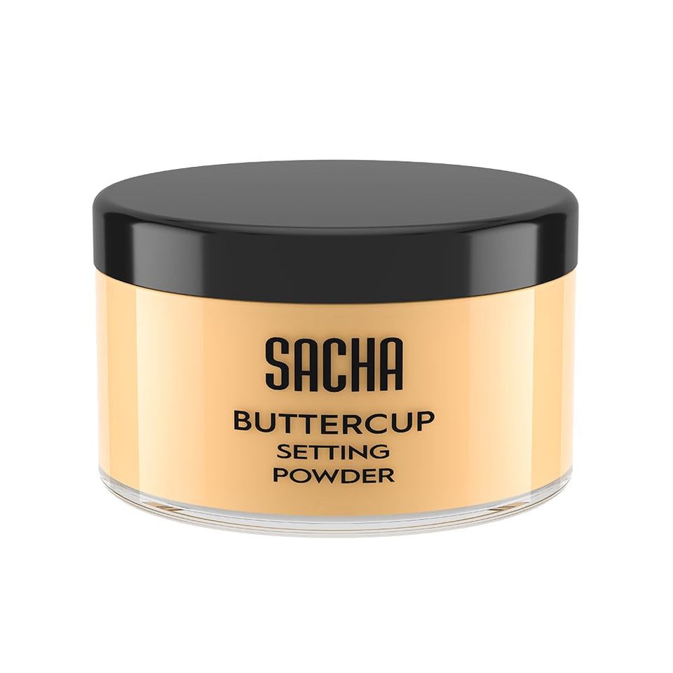 Sacha Cosmetics Buttercup front packaging showing product and net weight