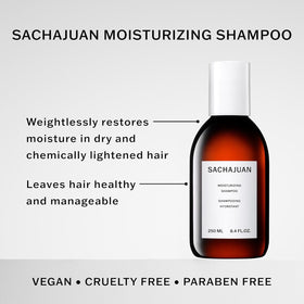 SACHAJUAN pump detail highlighting easy dispensing and controlled salon-like use