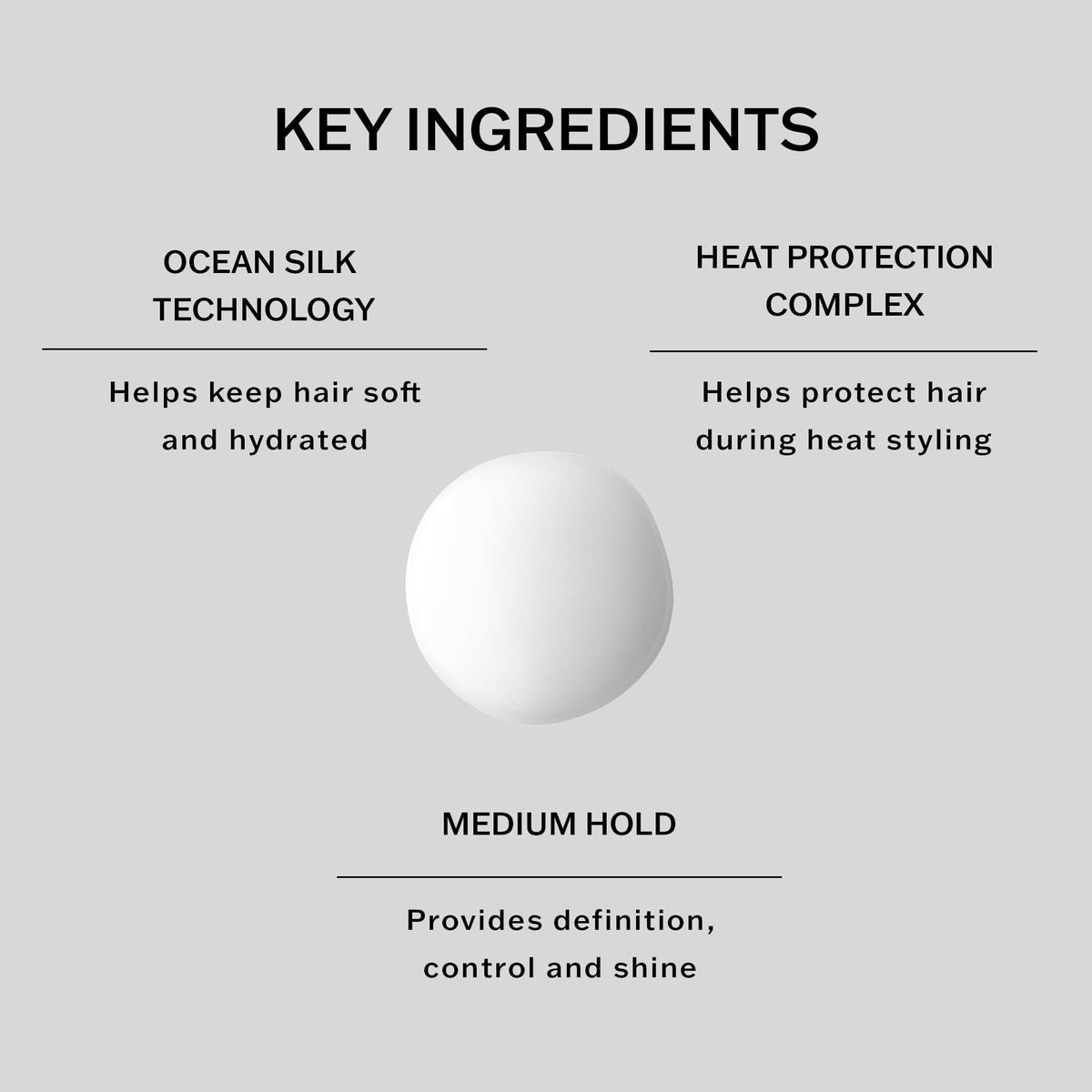 SACHAJUAN cream applied to curly hair showing enhanced definition and reduced frizz