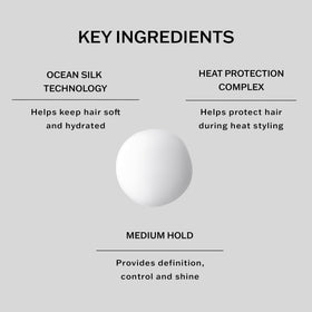 SACHAJUAN cream applied to curly hair showing enhanced definition and reduced frizz