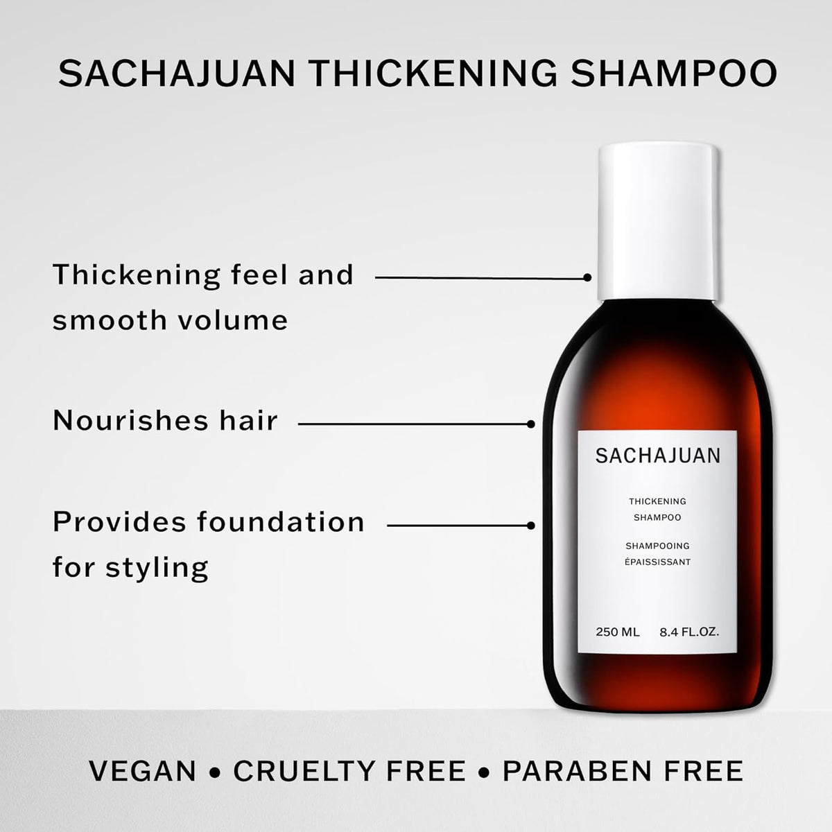 SACHAJUAN pump detail highlighting easy dispensing and spill-free control