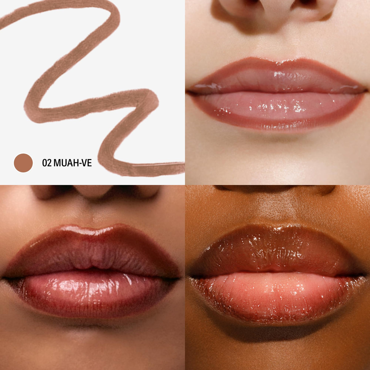 Sacheu application demo with precise lining for sharp lip definition