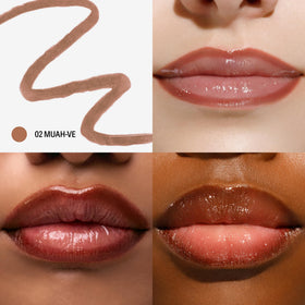 Sacheu application demo with precise lining for sharp lip definition