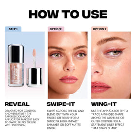 Sacheu Candy Dipp’d used as eyeliner for sharp defined lash line