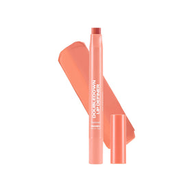 Sacheu front packaging showing compact 2-in-1 lip definer, travel-friendly