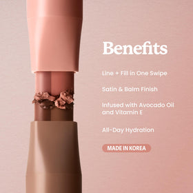 Sacheu with avocado and rosehip oils highlighting nourishing formula