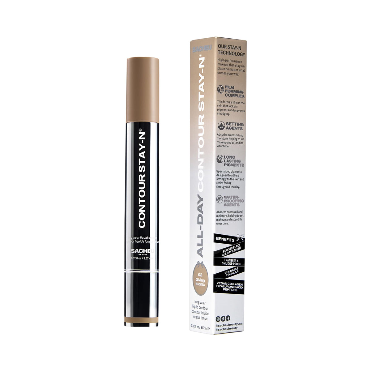 Sacheu lifestyle makeup vanity setting showing product integration into daily routine