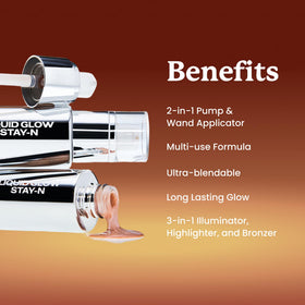 Sacheu pump dispensing drop to demonstrate mess-free, controlled application