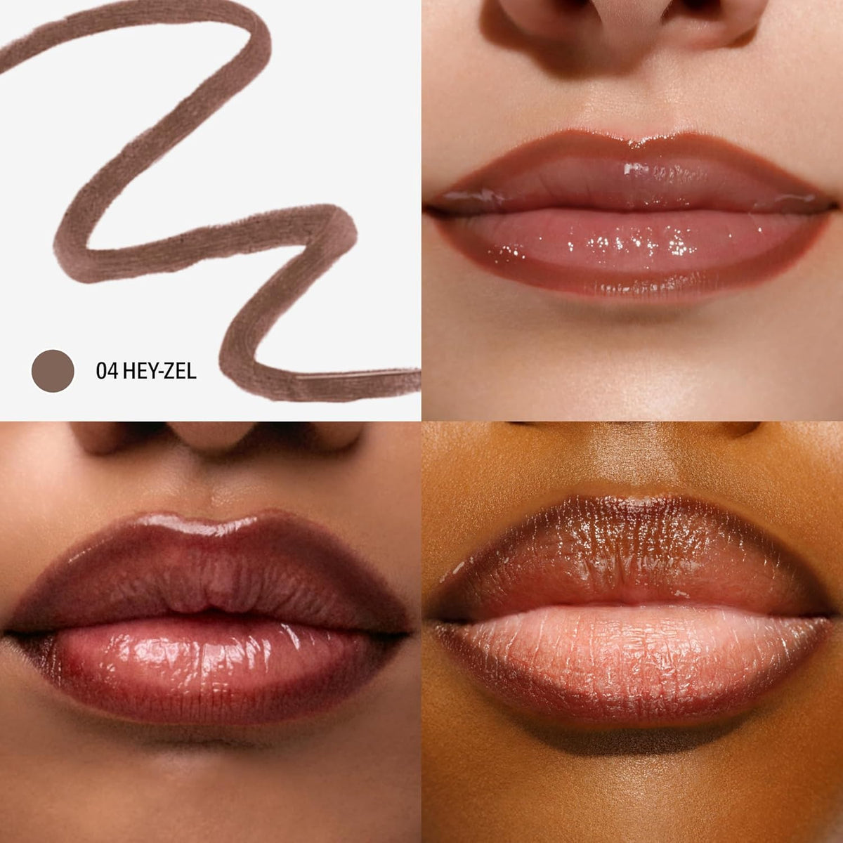 Sacheu shades swatches on arm showing versatile colors and buildable payoff