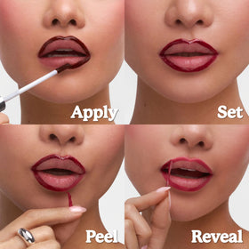 Sacheu shades swatches on arm illustrating range and buildable tint benefit