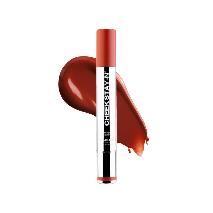 Sacheu front tube view showing sleek packaging and shade label for easy recognition