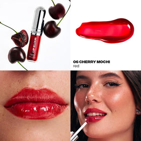 Sacheu before and after wear demonstrating long-lasting tint