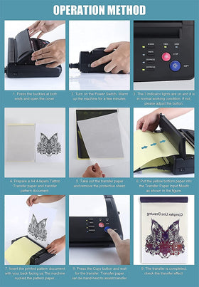 sacnahe stencil paper stack included 20 sheets for immediate use