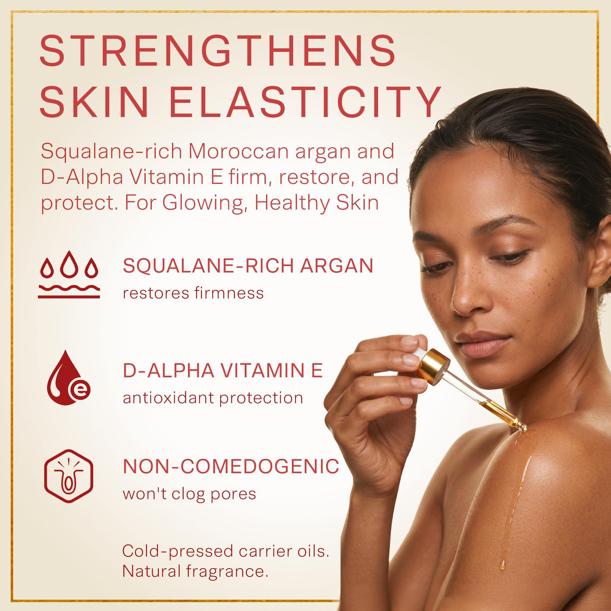 SAFA pouring oil texture demonstrating lightweight absorption and silky feel