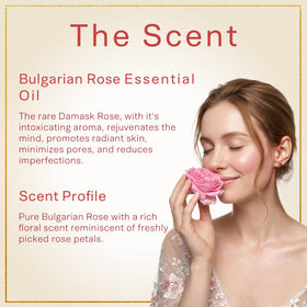SAFA close-up of real rose petals in oil highlighting natural ingredients benefit