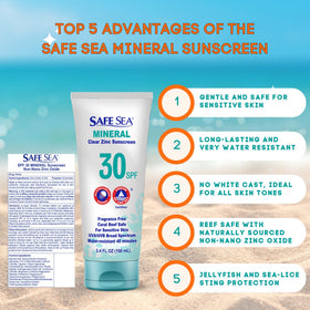 SAFE SEA texture close-up demonstrating smooth, non-white finish