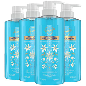 Safeguard bottle front packaging showing brand and benefits for everyday protection