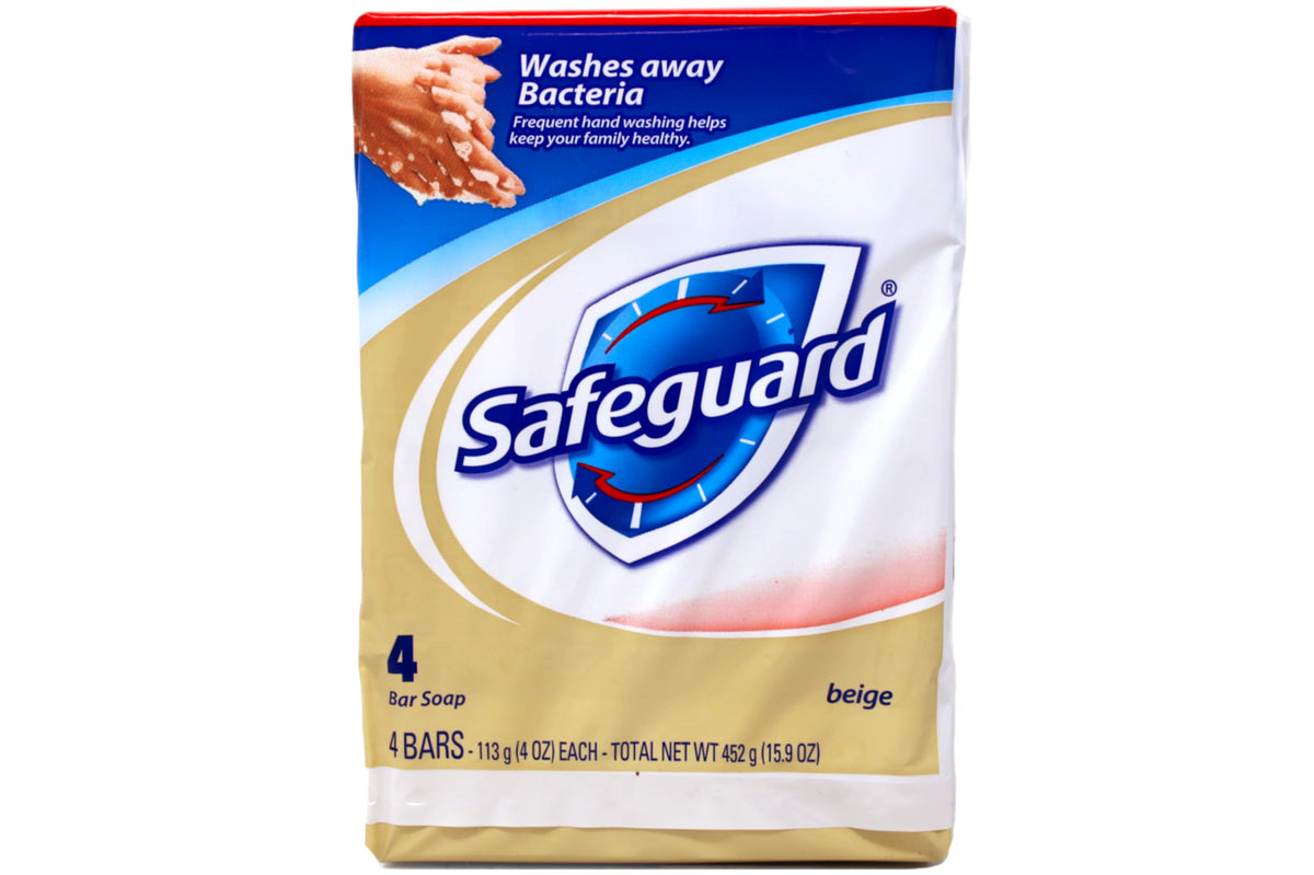 Safeguard front packaging showing brand and pack quantity for easy storage
