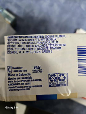 Safeguard ingredient label detail showing micellar formula and endorsement