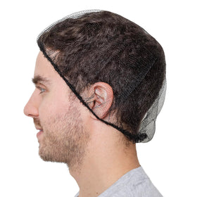 SAFEKO hair net used in a salon showing tidy styling and professional appearance benefit